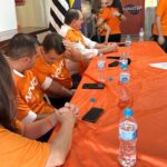 Mesa composta pelos deputados representantes do partido