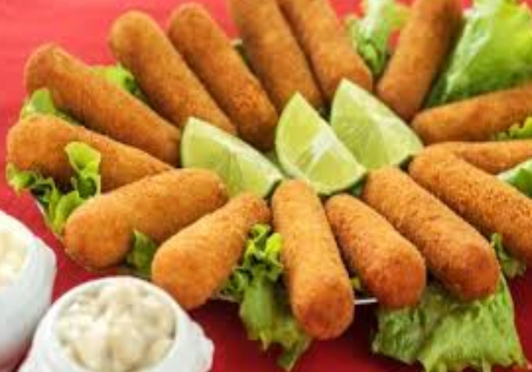 Croquete de tilápia com queijo parmesão