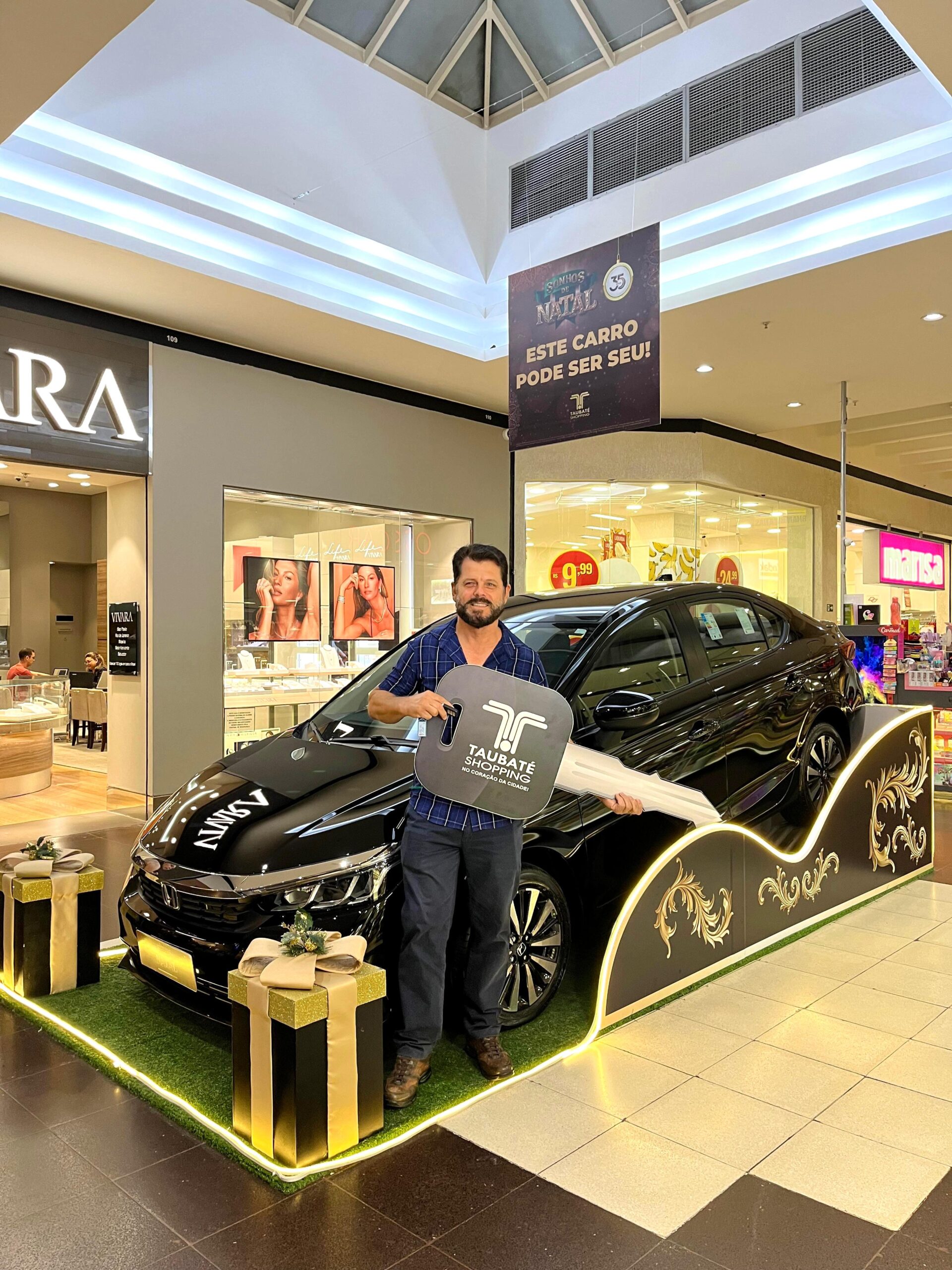 Taubaté Shopping anuncia o ganhador da campanha “Sonhos de Natal”