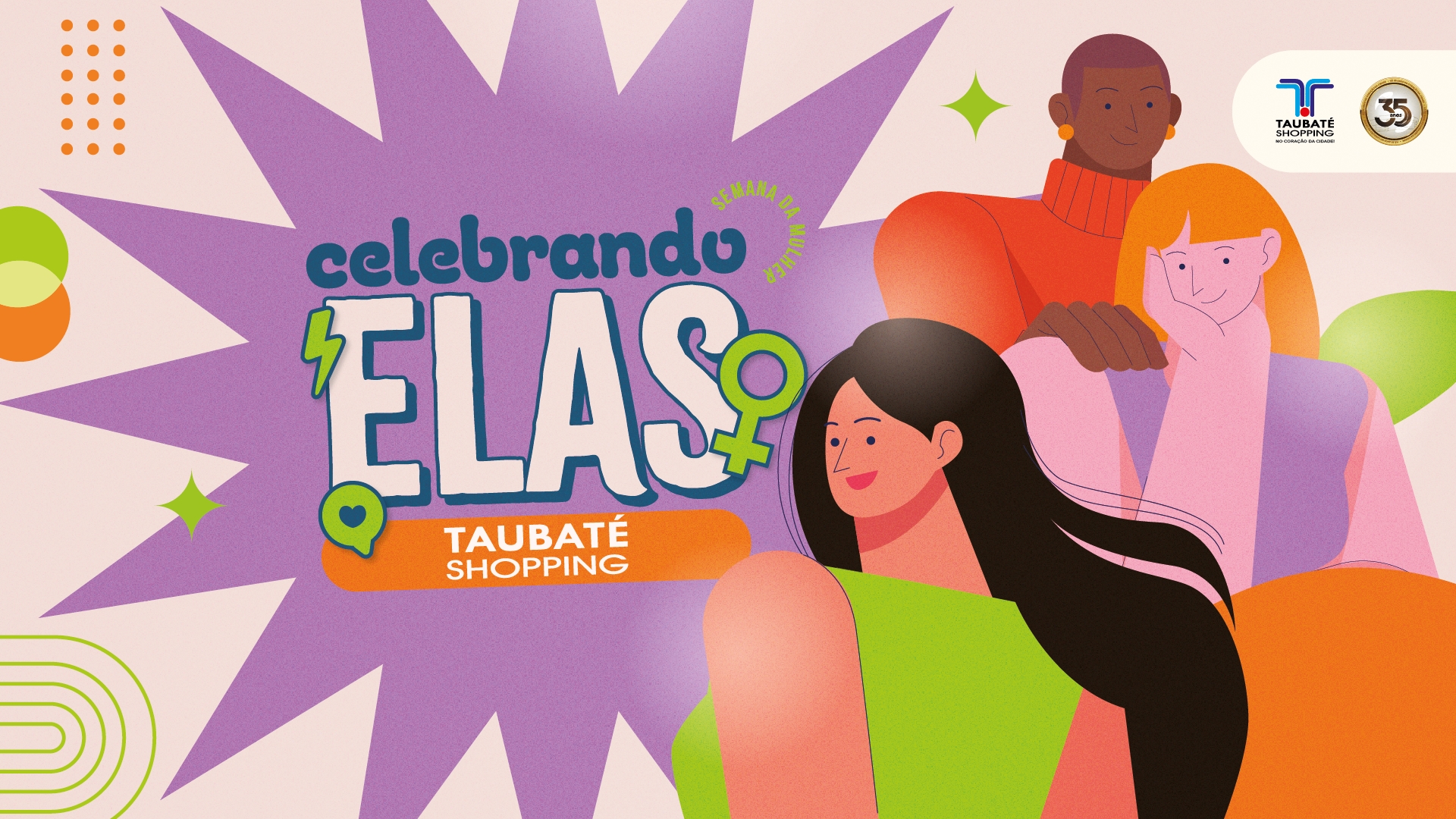 Mês da Mulher no Taubaté Shopping: programação musical, ballet e ações em prol da saúde acontecem no centro de compras