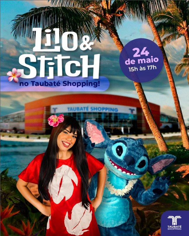 Taubaté Shopping promove diversão com Lilo & Stitch e tradicional encontro de miniaturas
