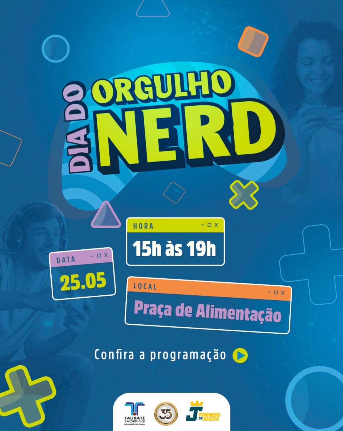 Taubaté Shopping celebra o Dia do Orgulho Nerd com evento gratuito