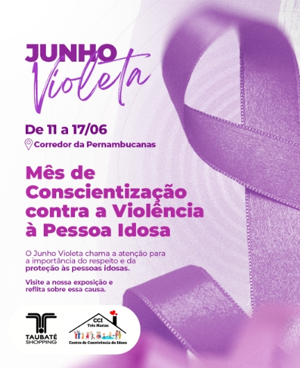 Taubaté Shopping recebe exposição sobre o envelhecimento a partir desta quarta-feira (11)